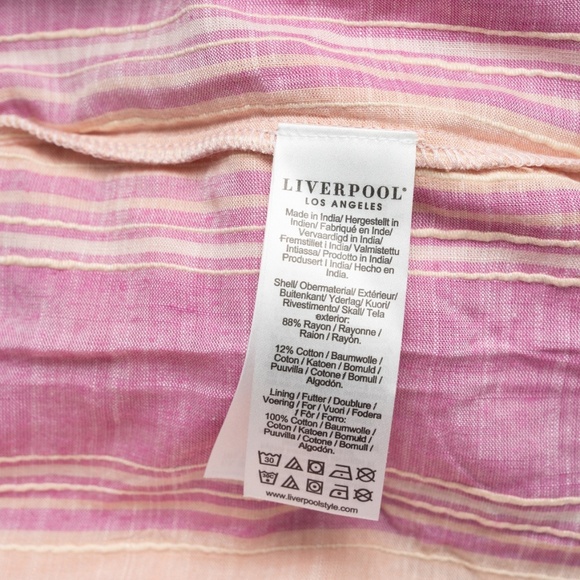 Liverpool. Sleeveless Tiered Maxi Dress with Adjustable Waist. - Picture 10 of 15